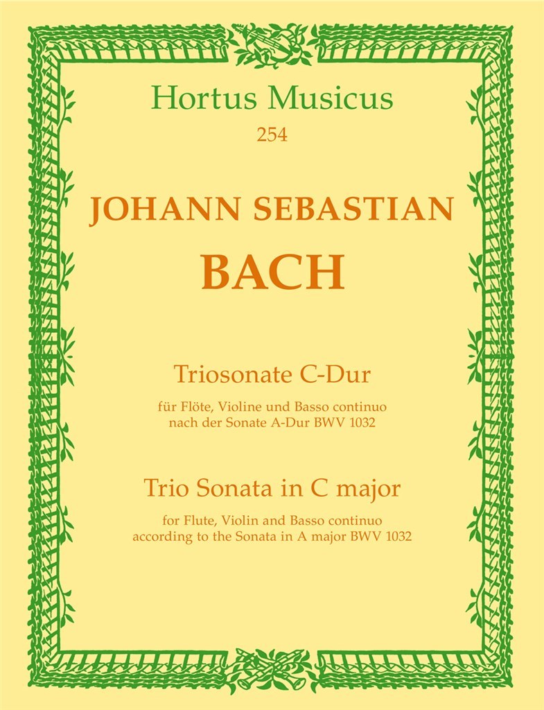 Trio Sonata C major BWV1032 Fl, Vln